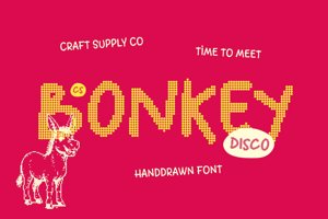 Related font CS Bonkey Disco