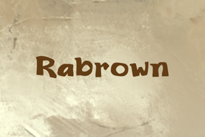 Related font Rabrown