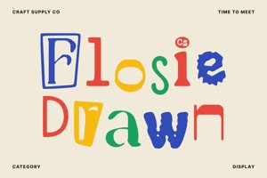 Related font CS Flosie Drawn