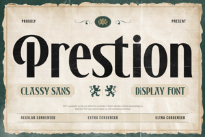 Related font Prestion