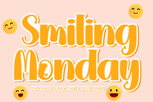 Related font Smiling Monday