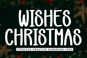 Related font Wishes Christmas