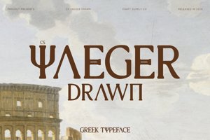 Related font CS Yaeger Drawn
