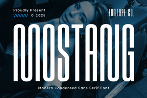 Related font Mostang