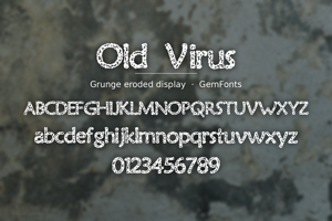 Related font Old Virus
