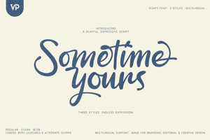 Related font Sometime Yours