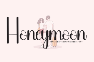 Related font Honeymoon
