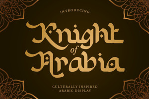 Related font Knight of Arabia