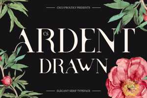 Related font CS Ardent Drawn