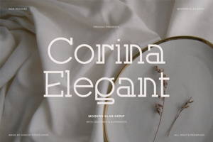 Related font Corina Elegant
