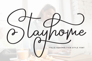 Related font Stayhome