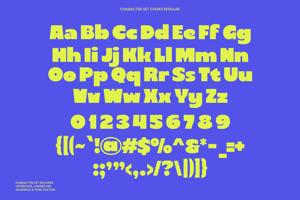 Related font Choks DEMO
