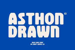 Related font CS Asthon Drawn