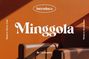 Related font Minggola Bold Retro Vintage