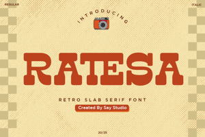 Related font Ratesa DEMO