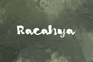 Related font Racahya