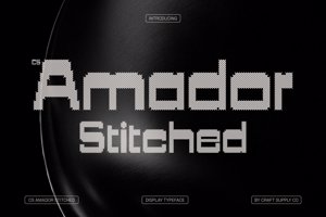 Related font CS Amador Stitched