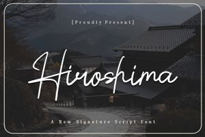 Related font Hiroshima