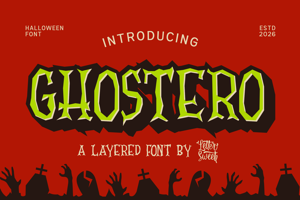 Related font Ghostero