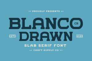 Related font CS Blanco Drawn
