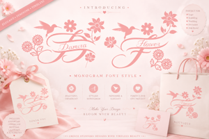 Related font Damira Flower