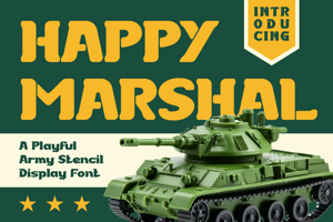 Related font Happy Marshal