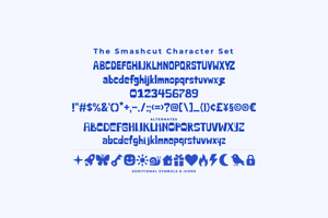 Related font Smashcut