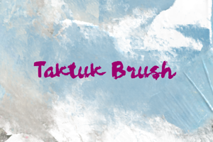 Related font t Taktuk Brush