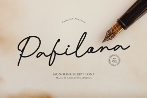 Related font Pafilona