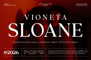 Related font Vioneta Sloane