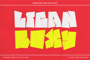 Related font Lican Boxy