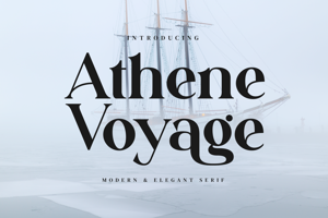 Related font Athene Voyage