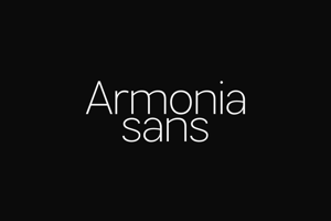 Related font Armonia Sans