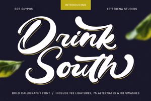 Related font Drink South VERSION