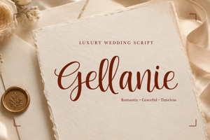 Related font Gellanie