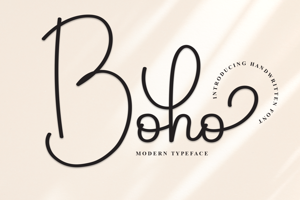 Related font Boho