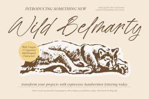 Related font Wild Belmarty