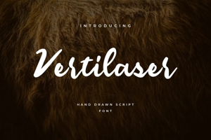Related font Vertilaser Cursive Cute Calligr