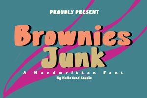 Related font Brownies Junk