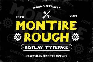 Related font Montire Rough