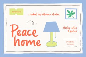 Related font Peace Home VERSION