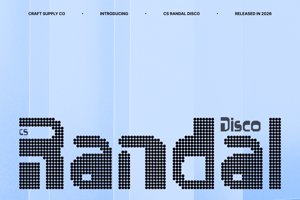 Related font CS Randal Disco