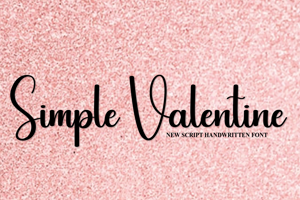 Related font Simple Valentine