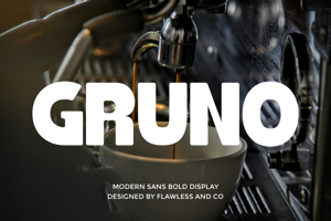 Related font GRUNO