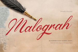 Related font Malograh