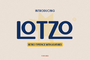 Related font Lotzo