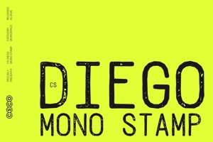 Related font CS Diego Mono Stamp