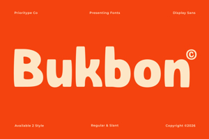 Related font Bukbon