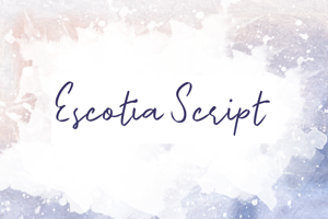 e Escotia Script