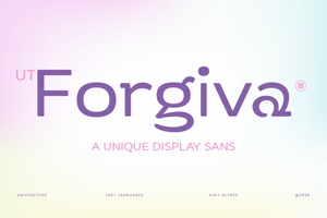 Related font UT Forgiva